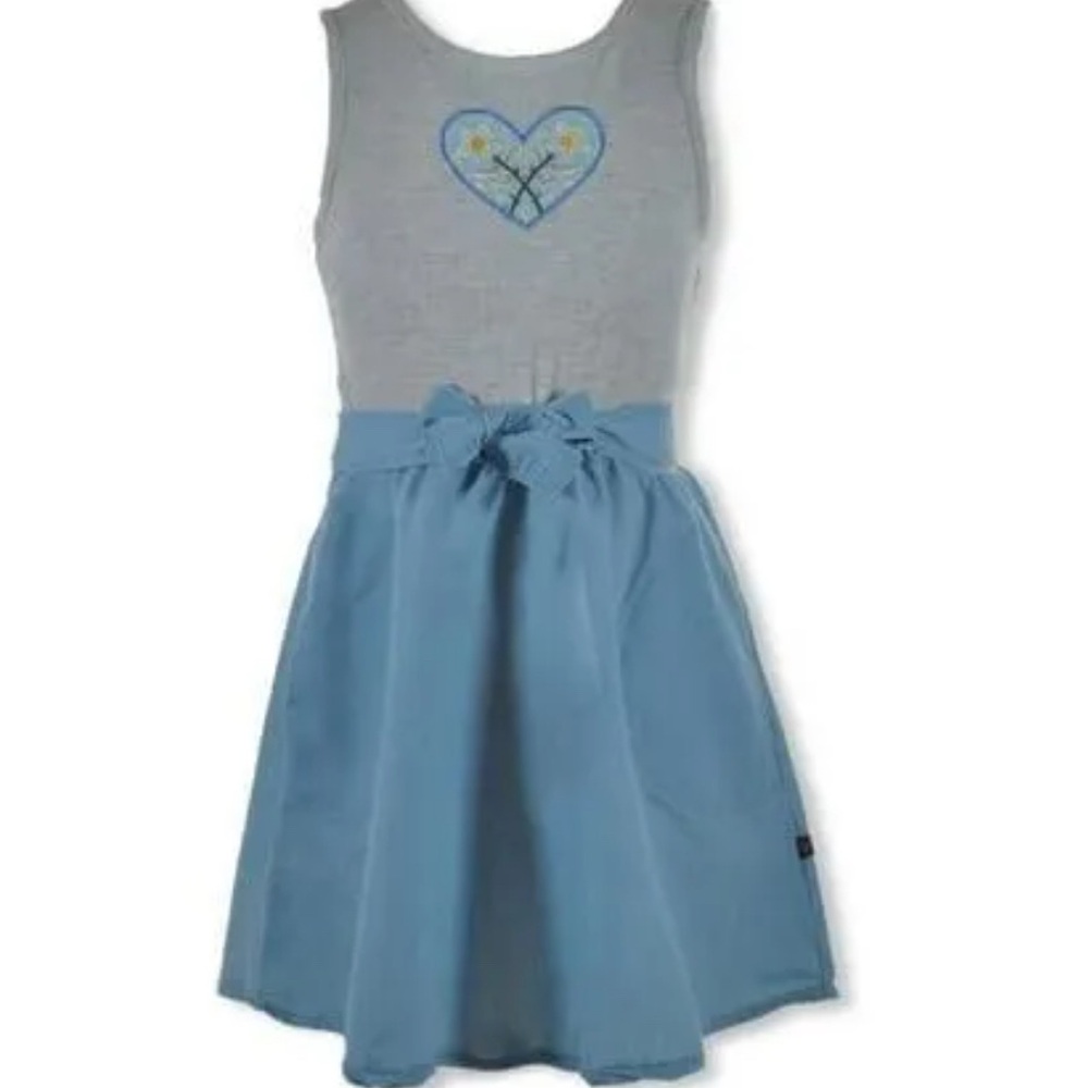 Limited Too Mix Media Dress with 2 side pockets Girls Size 3T